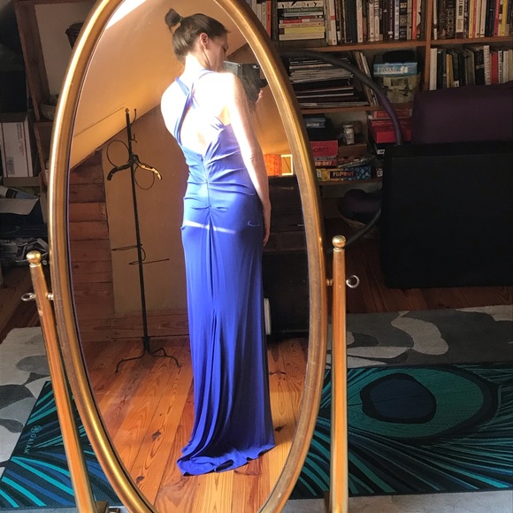 Nicole Miller Royal Blue Gown, NWT